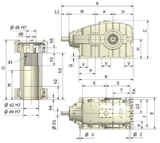 VSS Košice převodovka výkres TSA 031 570